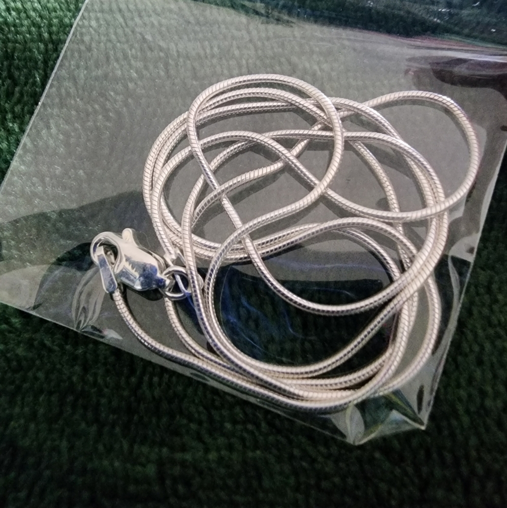 22" Sterling Silver Snake Chain